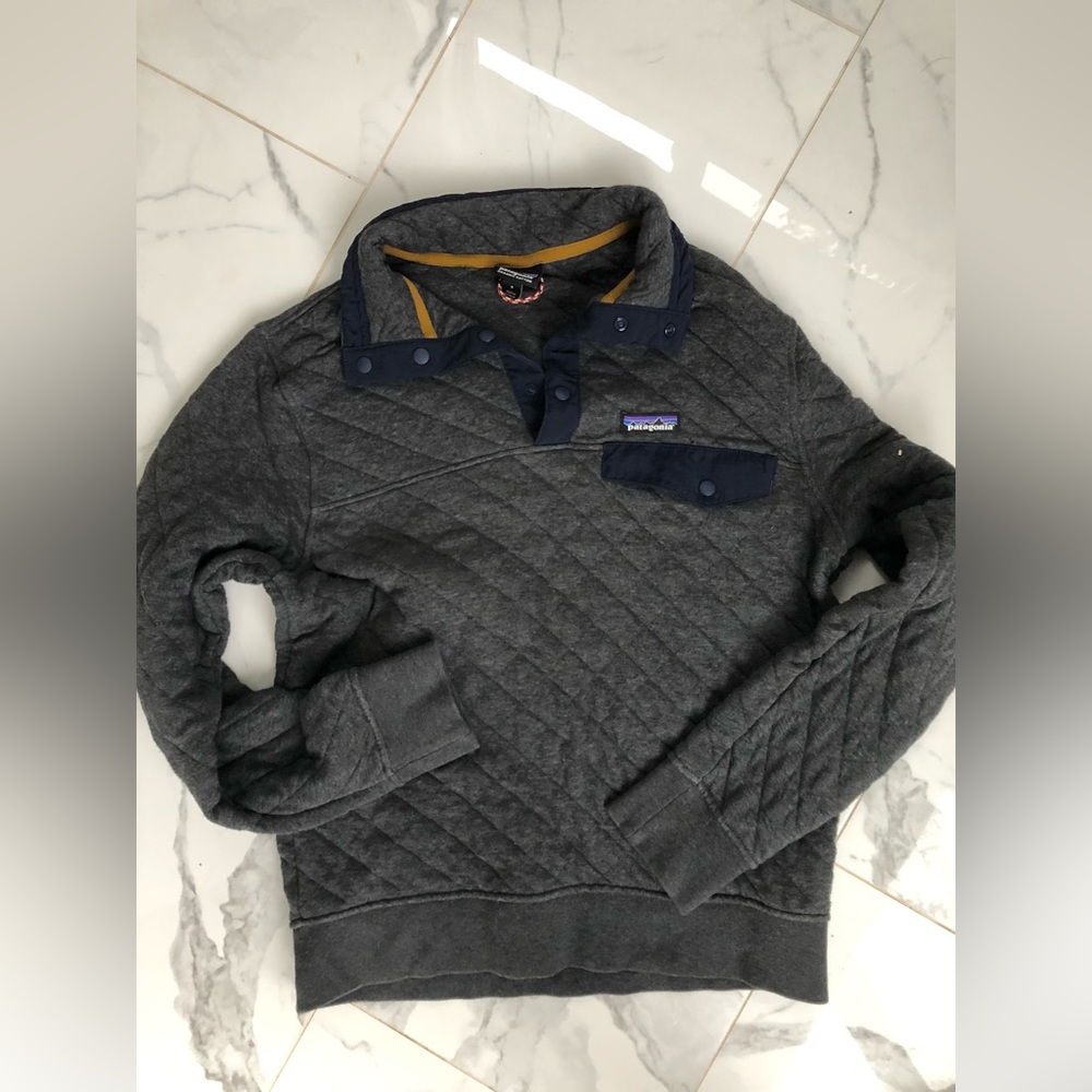 PATAGONIA ORGANIC COTTON QUILTED PULLOVER✨